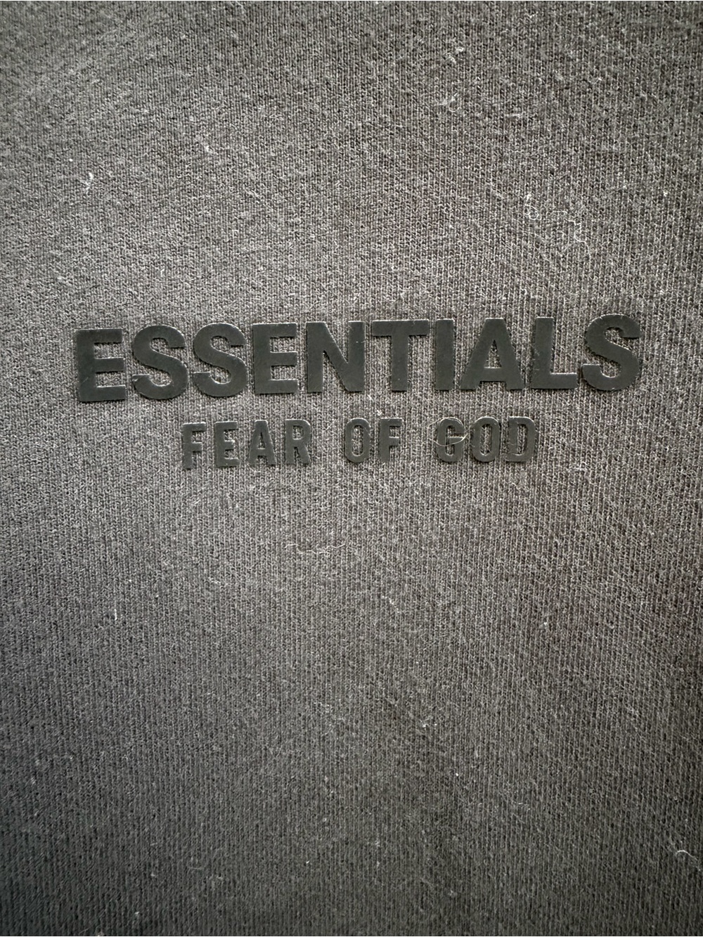 Fear of God Essentials Black Crewneck Sweatshirt - Picture 2 of 8